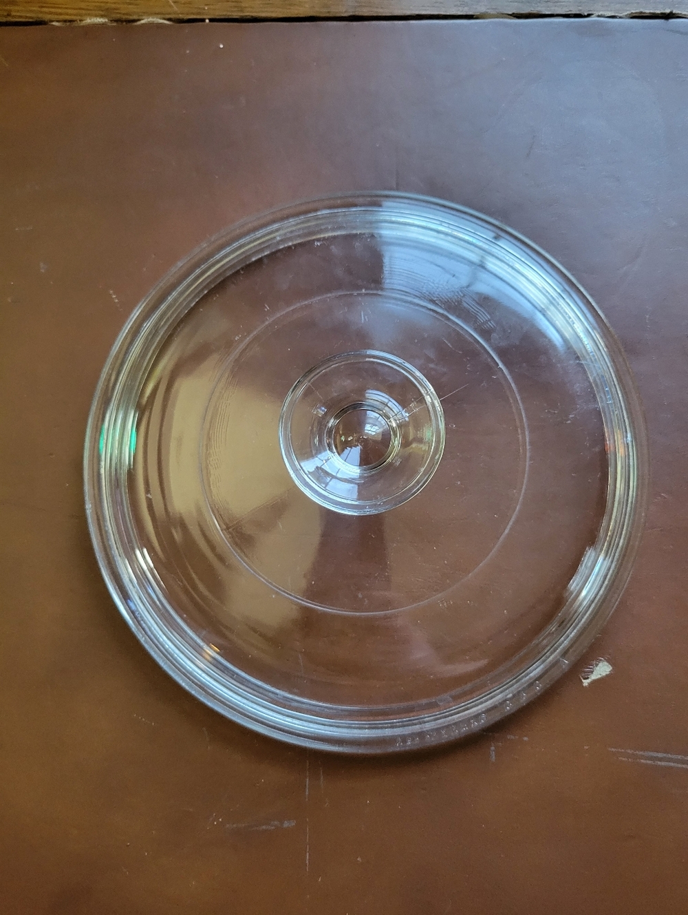 Pyrex Round Clear Glass G-5-C Corning Ware Replacement Lid Round Knob 7 Inch